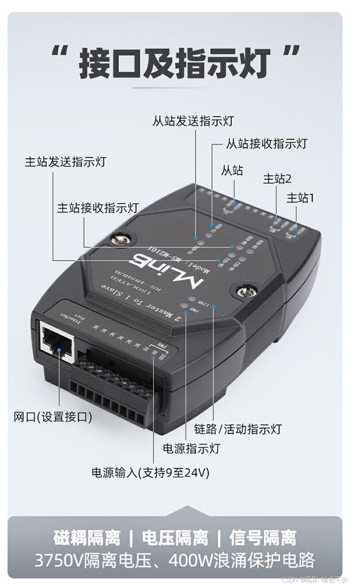 多主多从缓存隔离型RS485集线器在机械设备中的应用