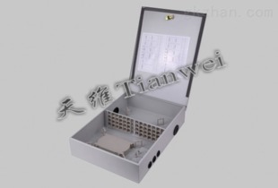 挂壁式48芯光纤分线箱 FTTH光纤配线箱在慈溪市天维通信设备厂的应用